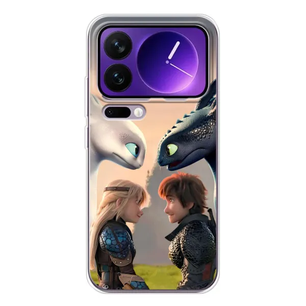 Чехол с принтом «Иккинг и Астрид» для Xiaomi 17 Pro Max Чехол с принтом «Иккинг и Астрид» для Xiaomi 17 Pro Max