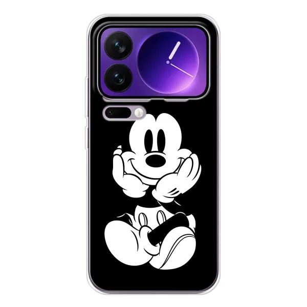 Чехол с принтом «Микки на черном» для Xiaomi 17 Pro Max Чехол с принтом «Микки на черном» для Xiaomi 17 Pro Max