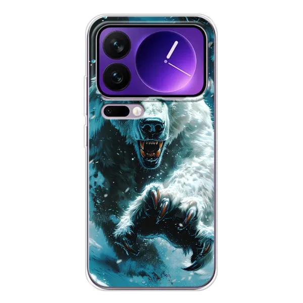 Чехол с принтом «Полярный медведь» для Xiaomi 17 Pro Max Чехол с принтом «Полярный медведь» для Xiaomi 17 Pro Max