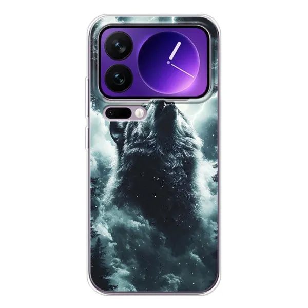 Чехол с принтом «Волк в облаках» для Xiaomi 17 Pro Max Чехол с принтом «Волк в облаках» для Xiaomi 17 Pro Max