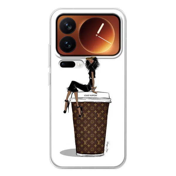 Чехол с принтом «кофе LOUIS VUITTON» для Xiaomi 17 Pro