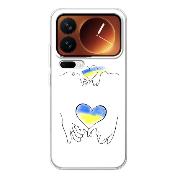 Чехол с принтом «Мир Украине» для Xiaomi 17 Pro