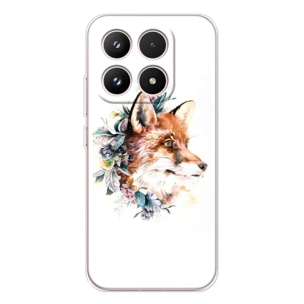 Чехол с принтом «Лисичка в цветочках» для Xiaomi 17