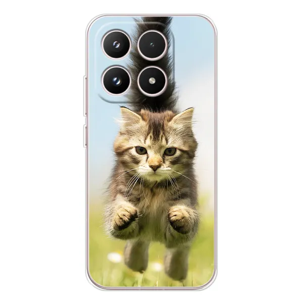 Чохол з принтом «Прижок кота» для Xiaomi 17