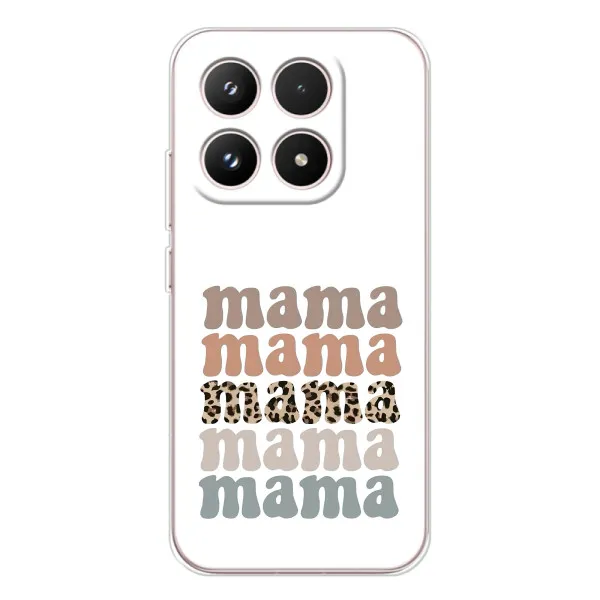 Чехол с принтом «Текстовый коллаж мама» для Xiaomi 17