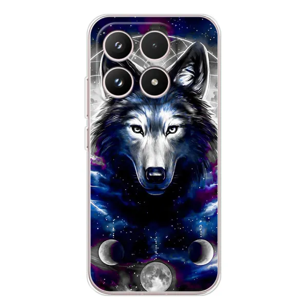 Чохол з принтом «Вовк» для Xiaomi 17