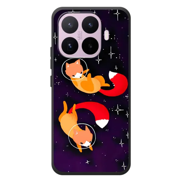 Чехол с принтом «Лисички космонавты» для Xiaomi 17T Чехол с принтом «Лисички космонавты» для Xiaomi 17T