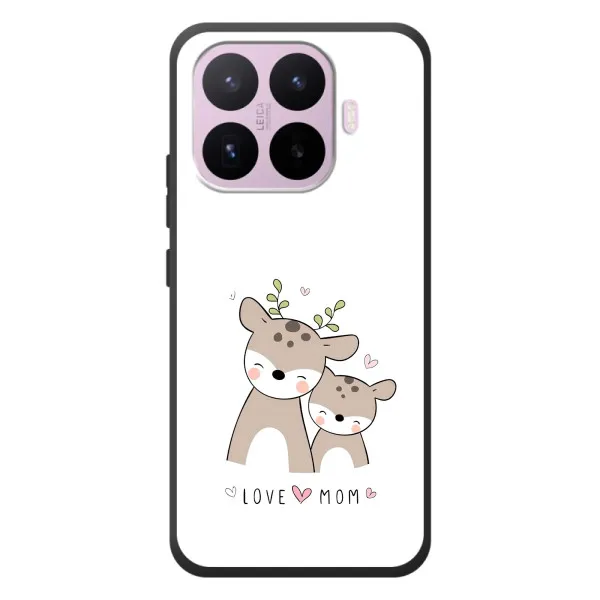 Чехол с принтом «Оленята мама и малыш» для Xiaomi 17T