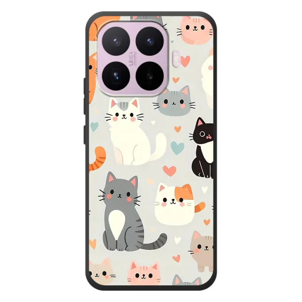 Чехол с принтом «Коллаж котов» для Xiaomi 17T