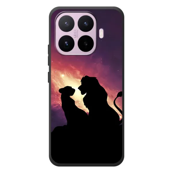 Чехол с принтом «Силуэт Симба и Налу» для Xiaomi 17T