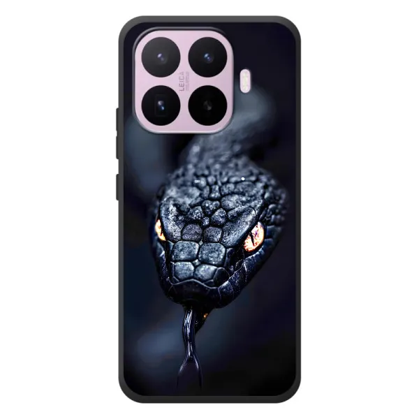Чехол с принтом «Черная змея» для Xiaomi 17T