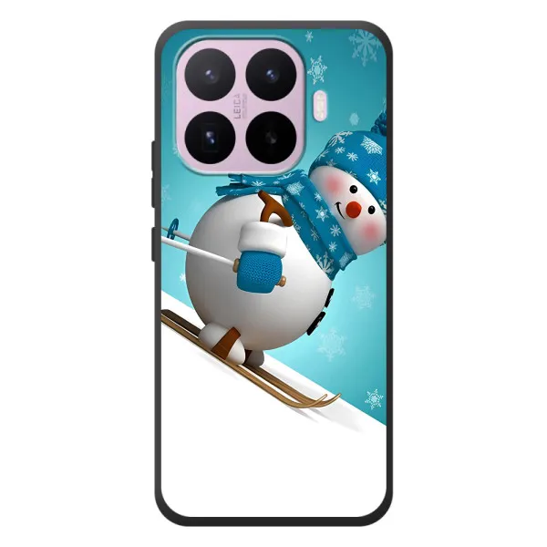 Чехол с принтом «Снеговик на лыжах» для Xiaomi 17T