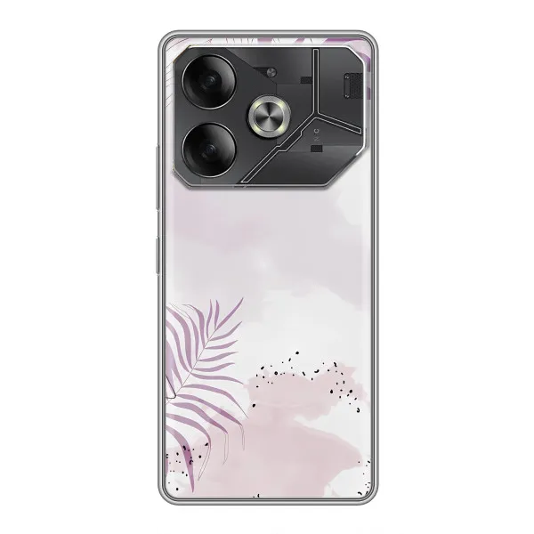 Чехол с принтом «Фиолетовые листья» для Xiaomi 18 Pro