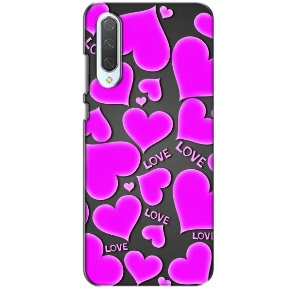 Чехол с принтом «Pink hearts» для Xiaomi CC9