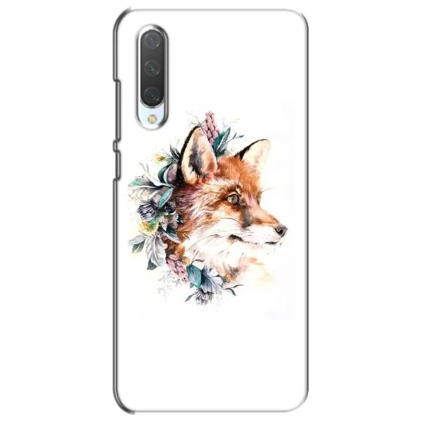 Чохол з принтом «Лиса в квітах» для Xiaomi Mi CC9e
