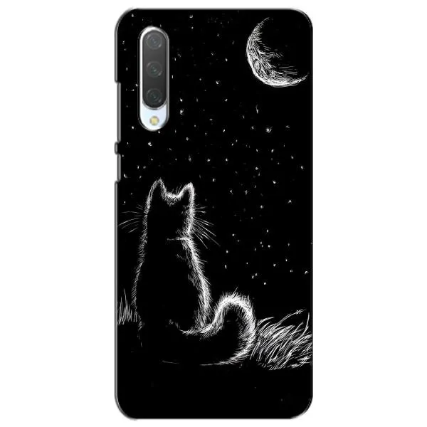 Чехол с принтом «Котик и луна» для Xiaomi Mi CC9e