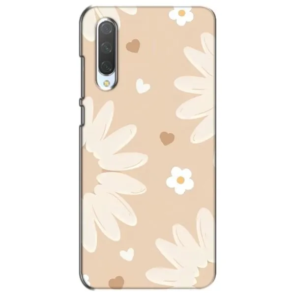 Чехол с принтом «Бежевые цветы» для Xiaomi Mi CC9e Чехол с принтом «Бежевые цветы» для Xiaomi Mi CC9e