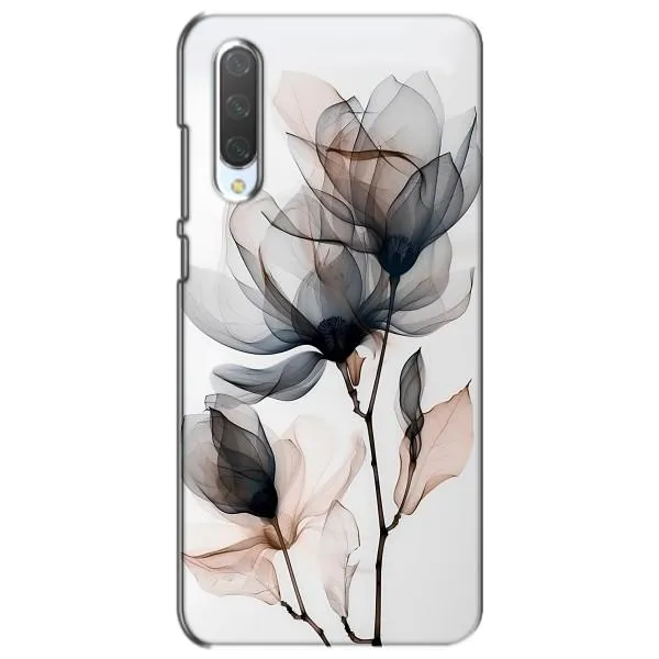 Чехол с принтом «Цветы на белом» для Xiaomi Mi CC9e Чехол с принтом «Цветы на белом» для Xiaomi Mi CC9e