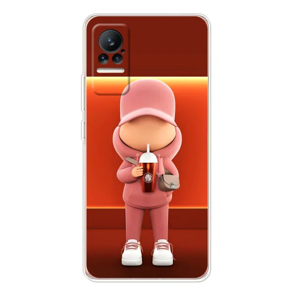 Чехол с принтом «С Кофе» для Xiaomi Civi 1S