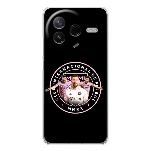 Чехол с принтом «Месси в лого» для Xiaomi Civi 4Pro Чехол с принтом «Месси в лого» для Xiaomi Civi 4Pro
