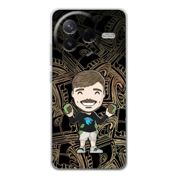 Чехол с принтом «Mister Beast» для Xiaomi Civi 4Pro