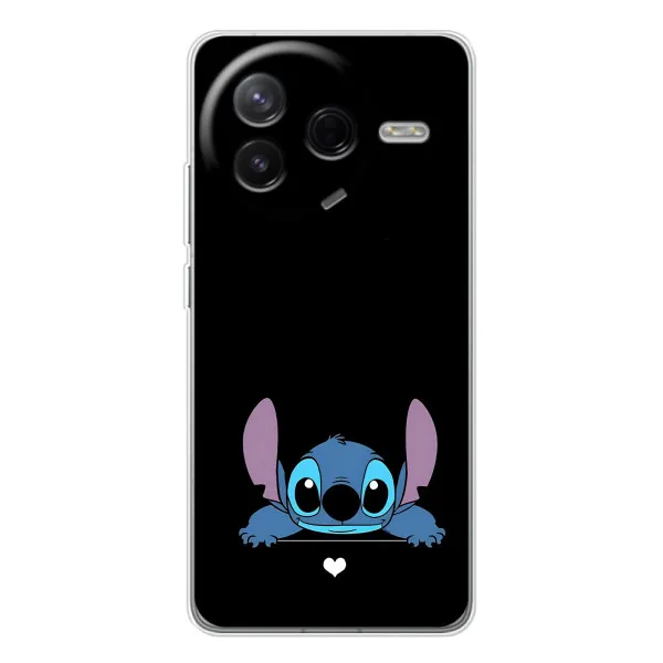 Чехол с принтом «Стич на черном» для Xiaomi Civi 4Pro