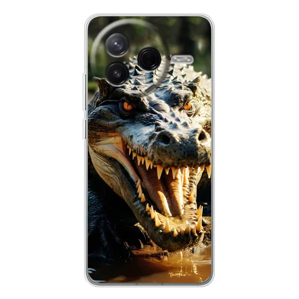 Чехол с принтом «Опасный крокодил» для Xiaomi Civi 4Pro Чехол с принтом «Опасный крокодил» для Xiaomi Civi 4Pro