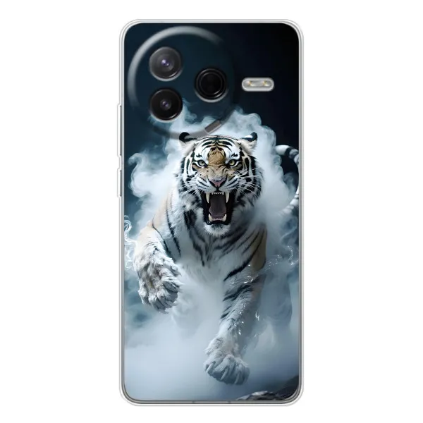 Чехол с принтом «Белый тигр в дыму» для Xiaomi Civi 4Pro Чехол с принтом «Белый тигр в дыму» для Xiaomi Civi 4Pro
