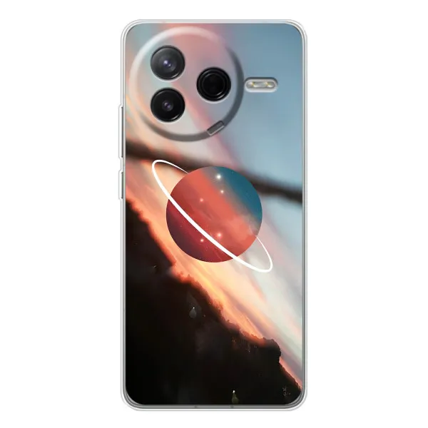 Чехол с принтом «Сатурн» для Xiaomi Civi 4Pro