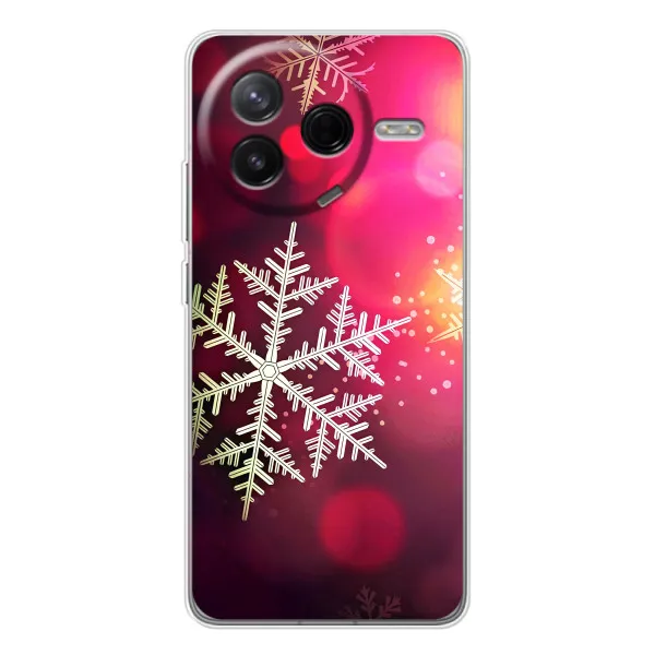 Чехол с принтом «Снежинка» для Xiaomi Civi 4Pro