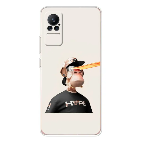 Чехол с принтом «обезьяна NFT в очках» для Xiaomi Civi Чехол с принтом «обезьяна NFT в очках» для Xiaomi Civi