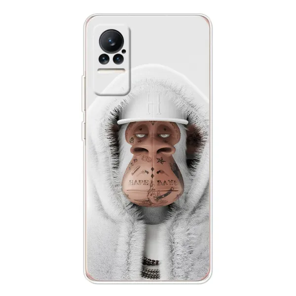 Чехол с принтом «обезьяна NFT в тату» для Xiaomi Civi Чехол с принтом «обезьяна NFT в тату» для Xiaomi Civi