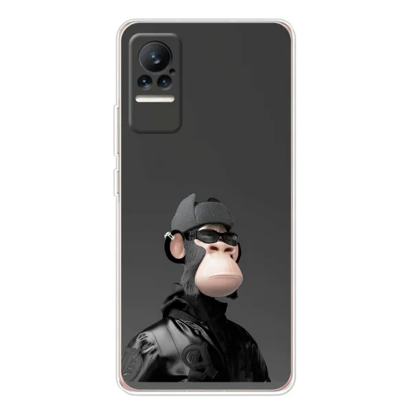 Чехол с принтом «стильная обезьяна NFT» для Xiaomi Civi Чехол с принтом «стильная обезьяна NFT» для Xiaomi Civi