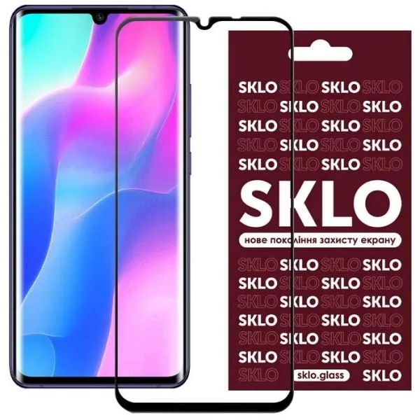 Захисне скло SKLO 3D (full glue) для Xiaomi Mi 10 Lite — Чорний — фото 4 Захисне скло SKLO 3D (full glue) для Xiaomi Mi 10 Lite — Чорний — фото 4