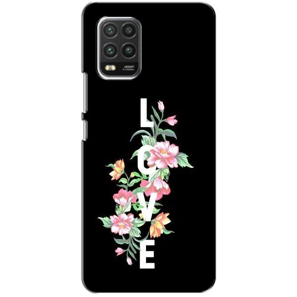 Чехол с принтом «Цветы LOVE» для Xiaomi Mi 10 Lite