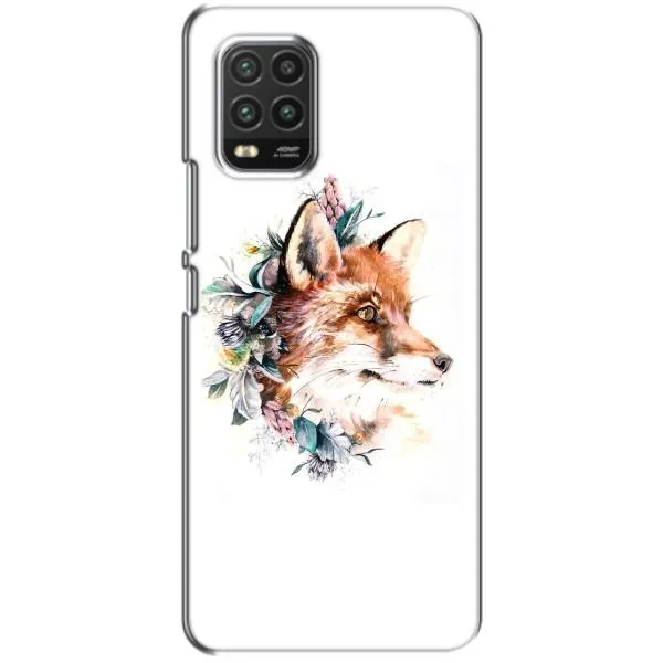 Чехол с принтом «Лисичка в цветочках» для Xiaomi Mi 10 Lite Чехол с принтом «Лисичка в цветочках» для Xiaomi Mi 10 Lite