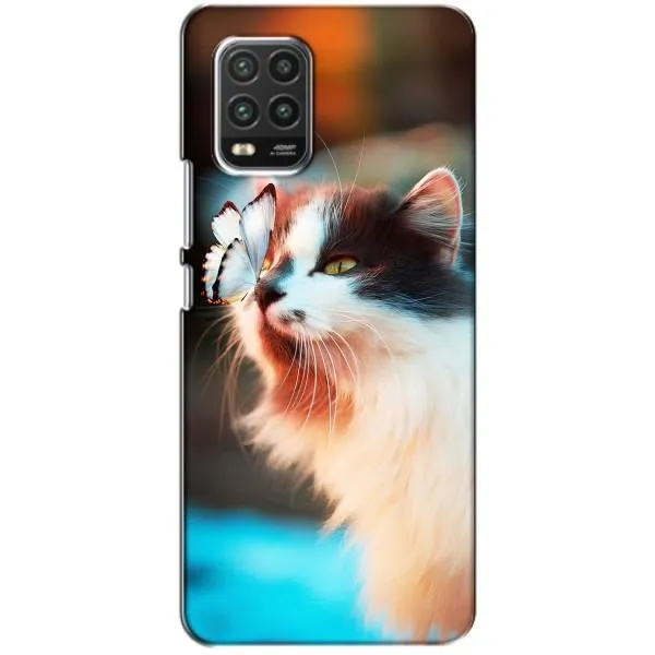 Чехол с принтом «Котик с бабочкой» для Xiaomi Mi 10 Lite Чехол с принтом «Котик с бабочкой» для Xiaomi Mi 10 Lite
