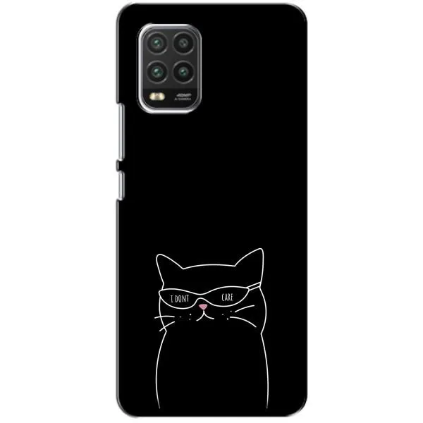 Чехол с принтом «Равнодушный кот» для Xiaomi Mi 10 Lite