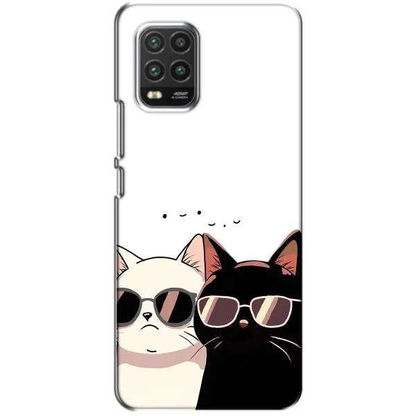 Чехол с принтом «Коты в очках» для Xiaomi Mi 10 Lite