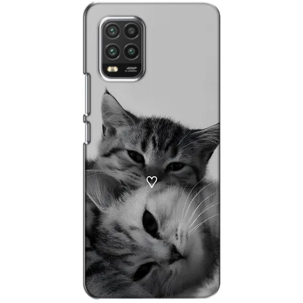 Чехол с принтом «Пара котов» для Xiaomi Mi 10 Lite