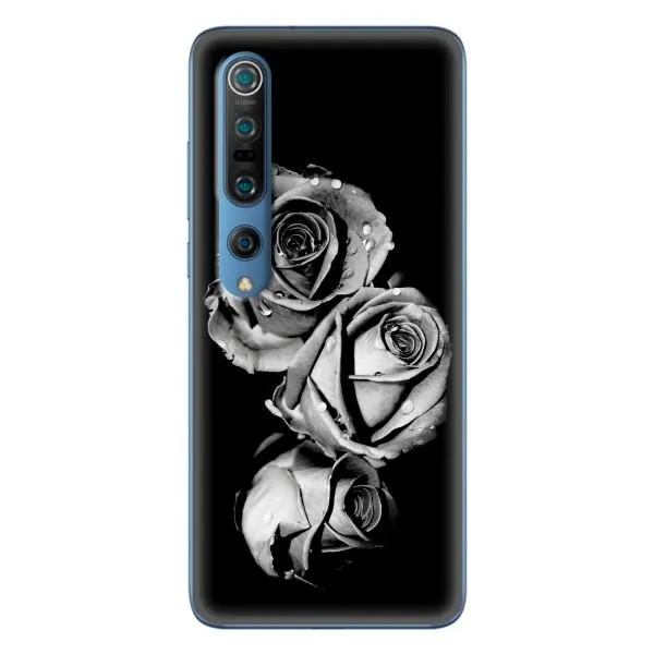Чехол с принтом «Черная роза» для Xiaomi Mi 10 Pro