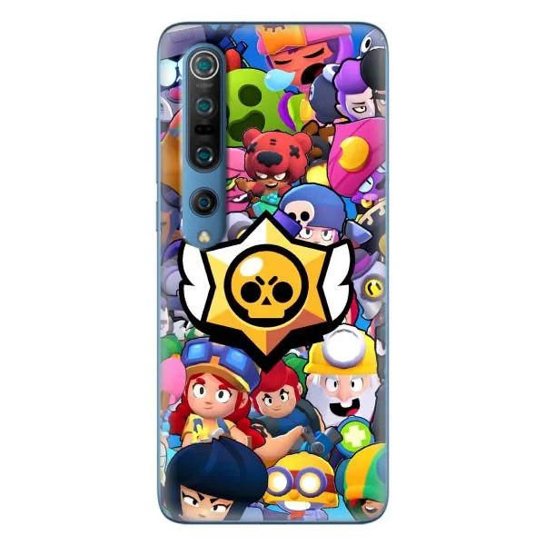 Чехол с принтом «Лого Brawl Stars» для Xiaomi Mi 10 Pro