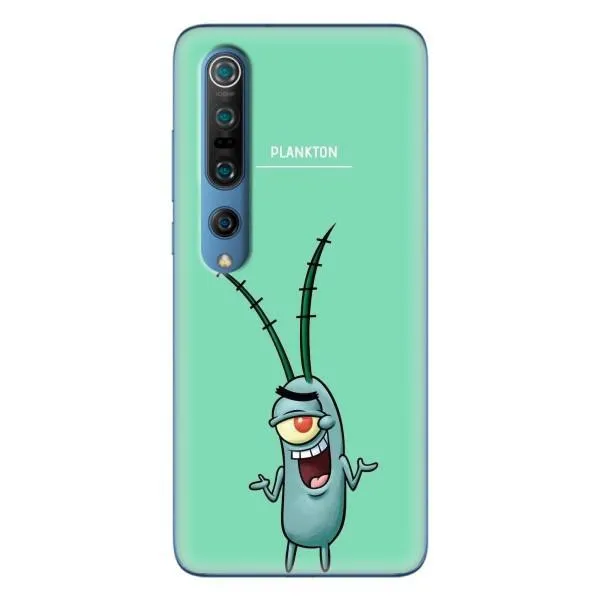 Чехол с принтом «Персонаж Планктон» для Xiaomi Mi 10 Pro Чехол с принтом «Персонаж Планктон» для Xiaomi Mi 10 Pro