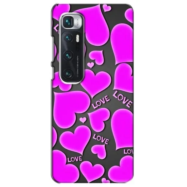 Чохол з принтом «Pink hearts» для Xiaomi Mi 10 Ultra