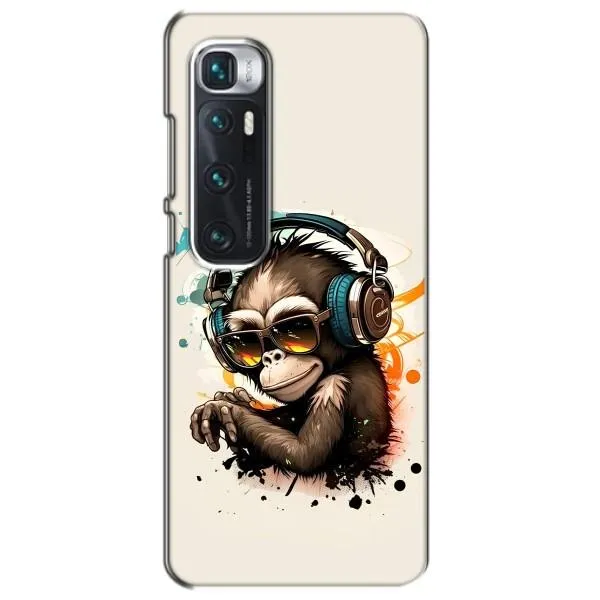 Чехол с принтом «Макака в наушниках» для Xiaomi Mi 10 Ultra