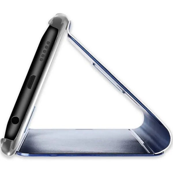 Чехол-книжка Clear View Standing Cover для Xiaomi Mi 10 / Mi 10 Pro — Синий — фото 3 Чехол-книжка Clear View Standing Cover для Xiaomi Mi 10 / Mi 10 Pro — Синий — фото 3