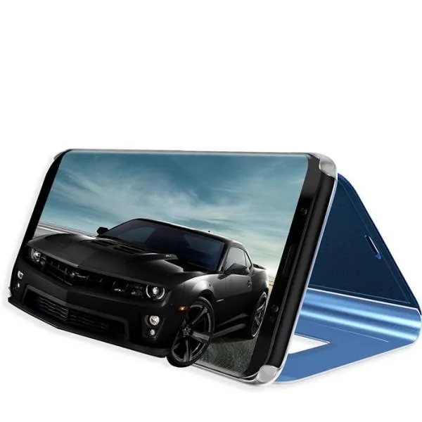 Чехол-книжка Clear View Standing Cover для Xiaomi Mi 10 / Mi 10 Pro — Синий — фото 4 Чехол-книжка Clear View Standing Cover для Xiaomi Mi 10 / Mi 10 Pro — Синий — фото 4