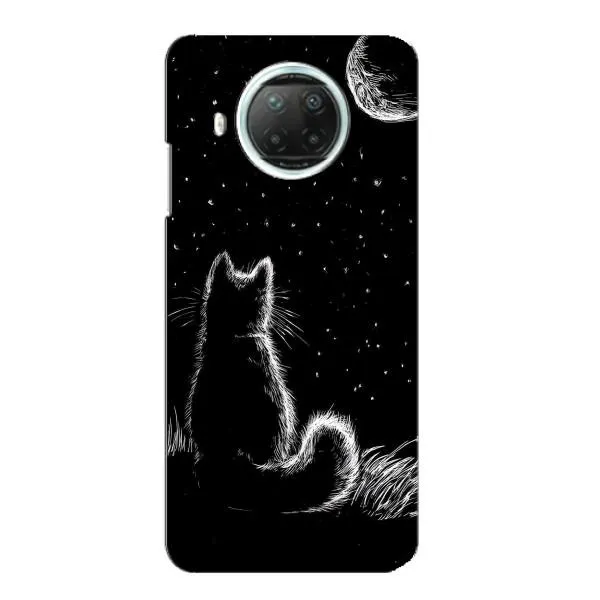 Чехол с принтом «Котик и луна» для Xiaomi Mi 10i Чехол с принтом «Котик и луна» для Xiaomi Mi 10i