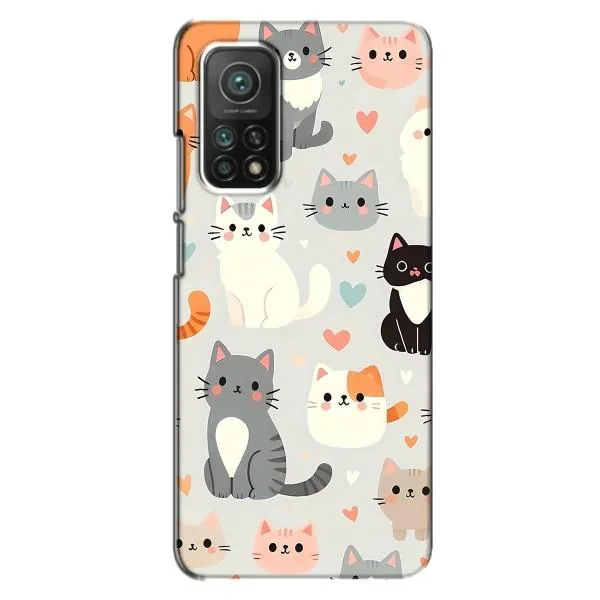 Чехол с принтом «Коллаж котов» для Xiaomi Mi 10T Pro