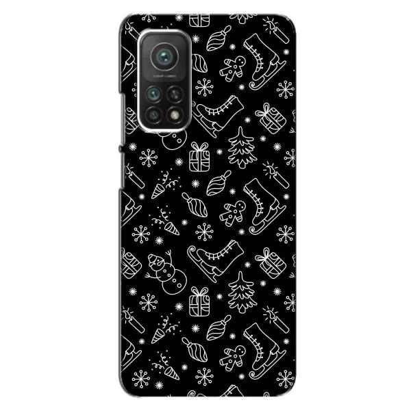 Чехол с принтом «Новогодний фон» для Xiaomi Mi 10T Pro Чехол с принтом «Новогодний фон» для Xiaomi Mi 10T Pro